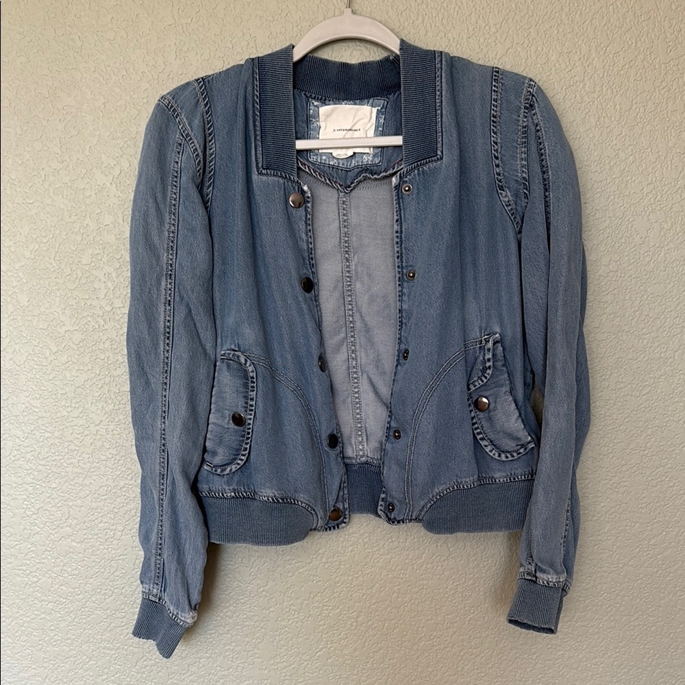 By Anthropologie Lightweight Denim Jacket